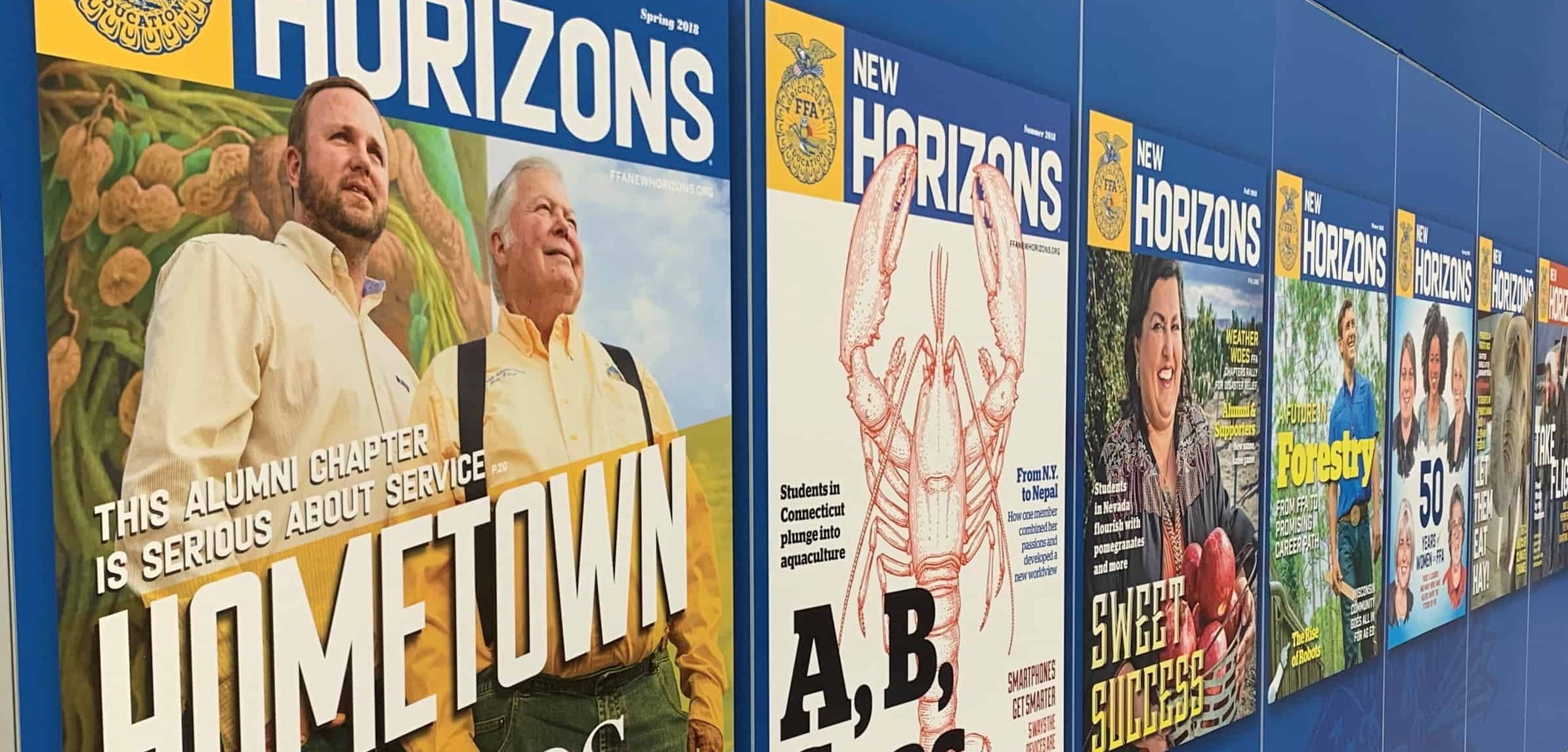 Each issue of FFA New Horizons magazine features captivating stories about FFA members, chapters, corporate partners, alumni, supporters and more. 