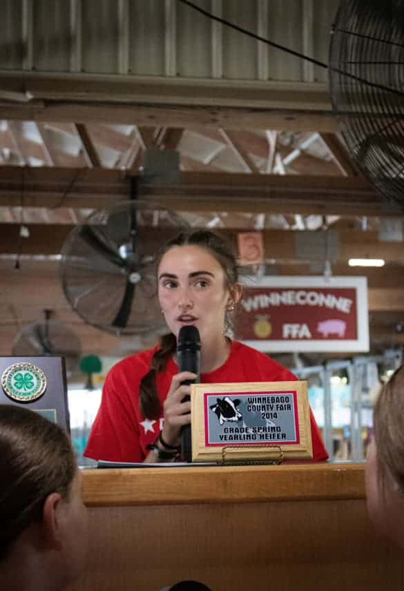 Hailey Domke, the Winneconne FFA member who started the Endless Adventures program and event.