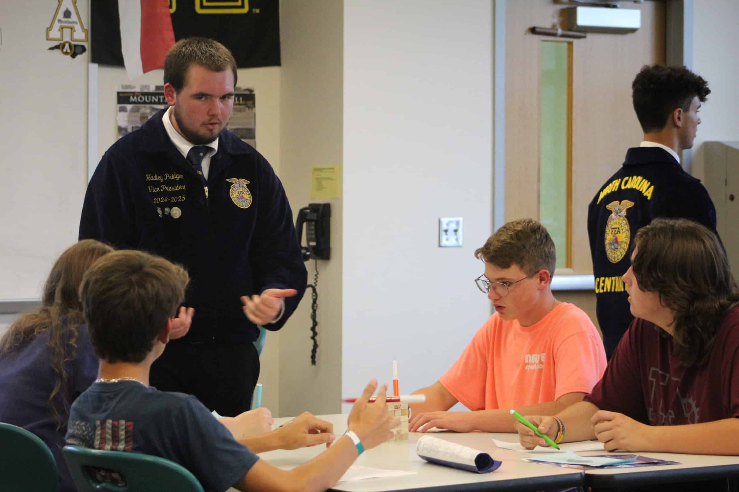 East Central officers delivering a workshop.
