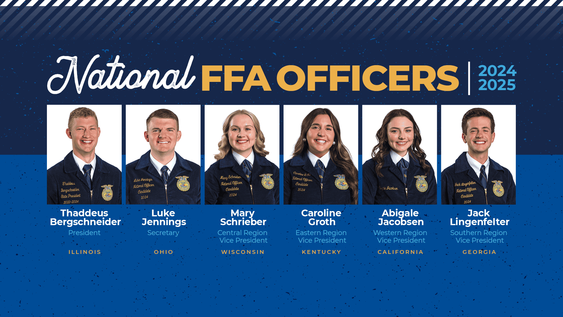 2024-25 National FFA Officer Team Elected During 97th National FFA Convention & Expo
