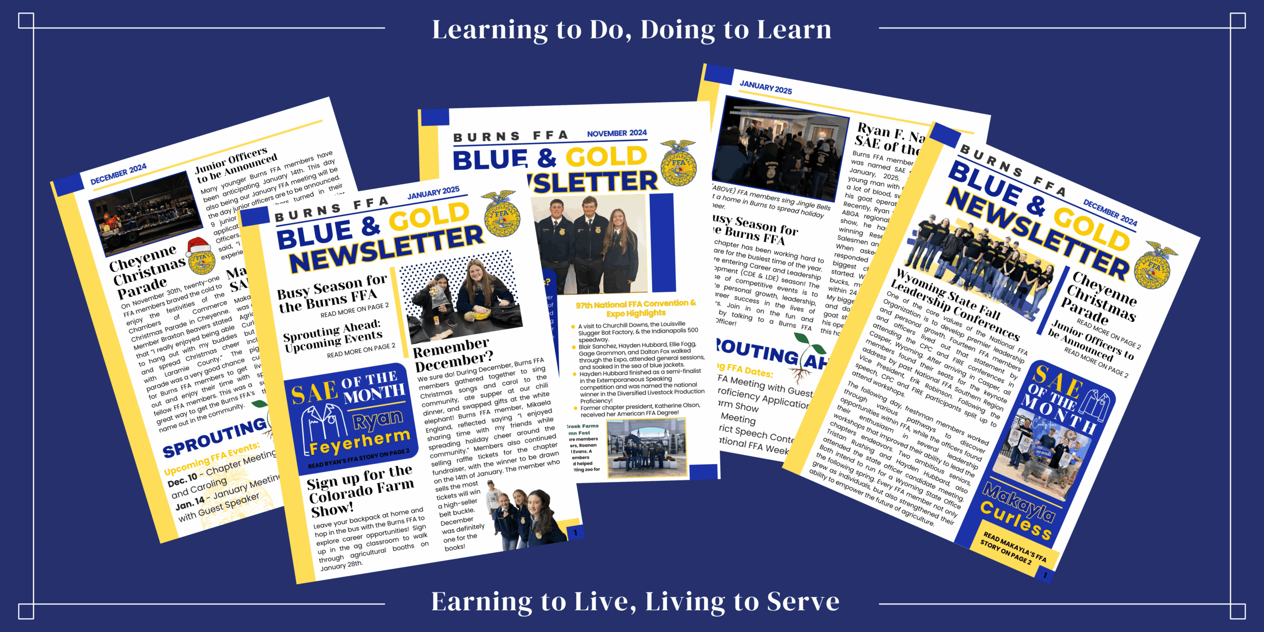 Blue & Gold Newsletter Amplifies the FFA Mission