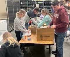 Logan FFA Leads by Example With Canned Food Drive