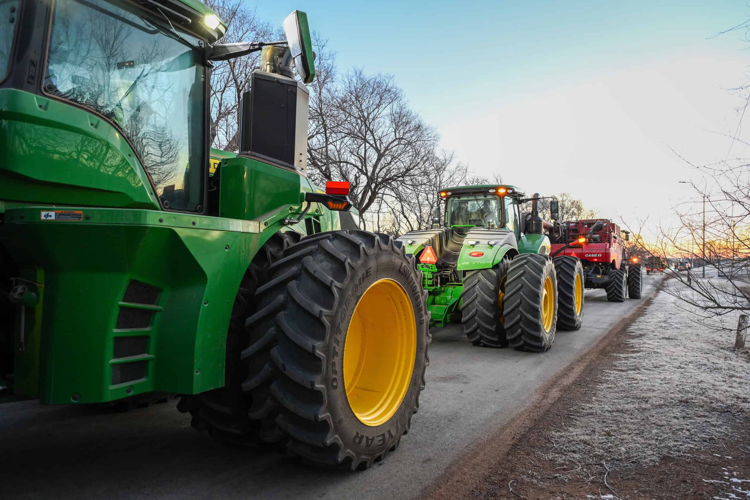 Alva FFA Hosts Drive Your Tractor to School Day