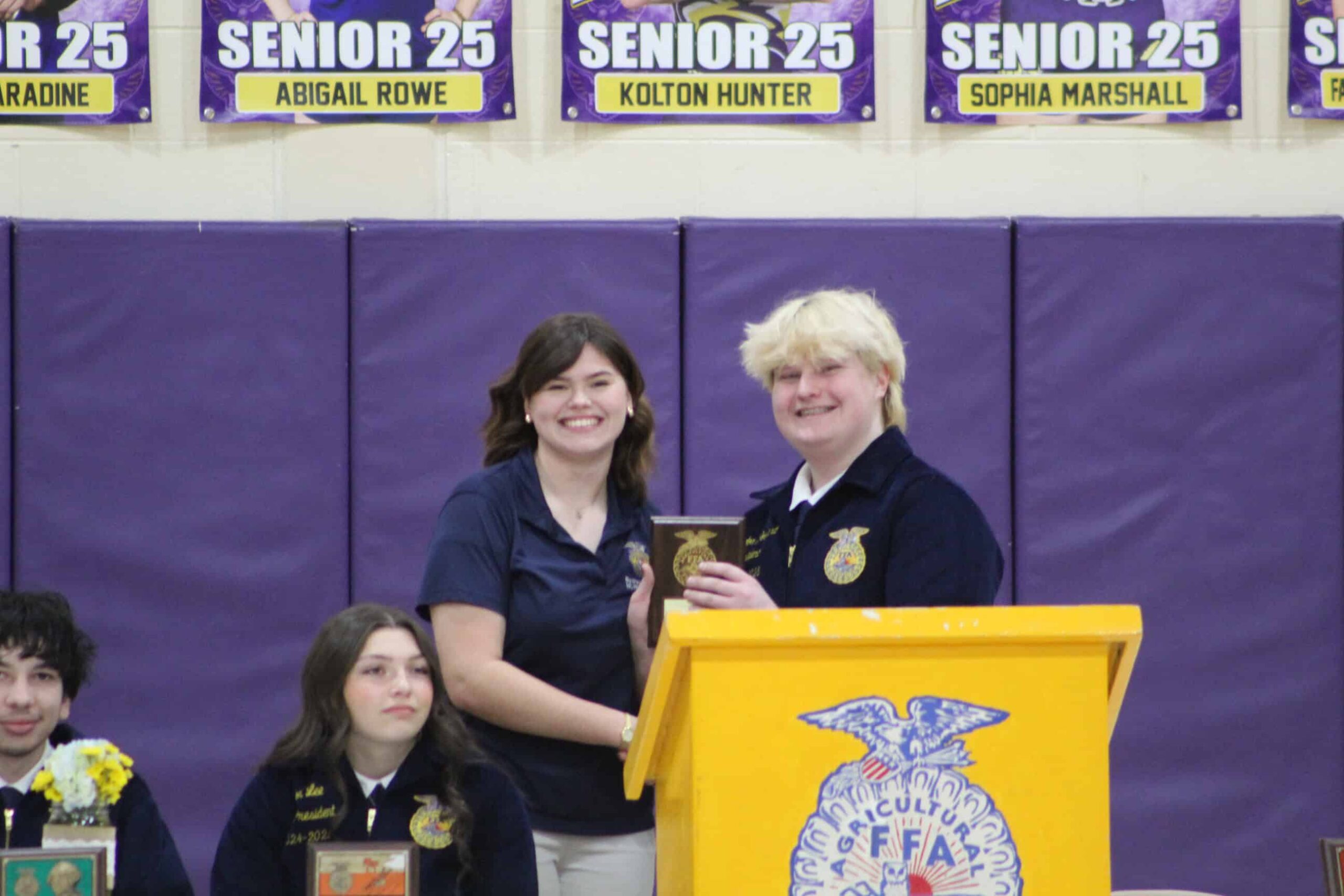 Sydney Whichard after she presented opening remarks.