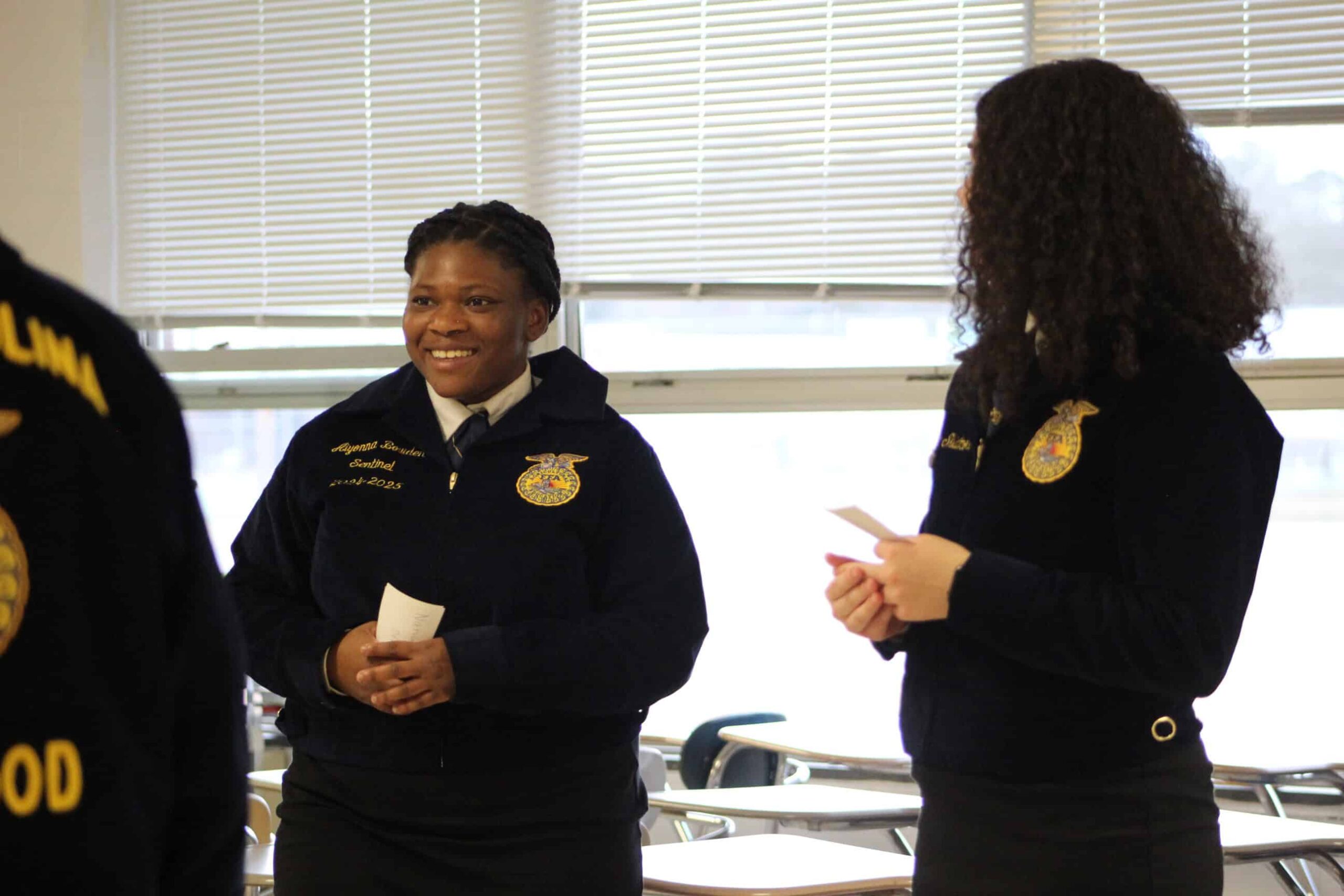 Federation officers as they facilitate their workshop.