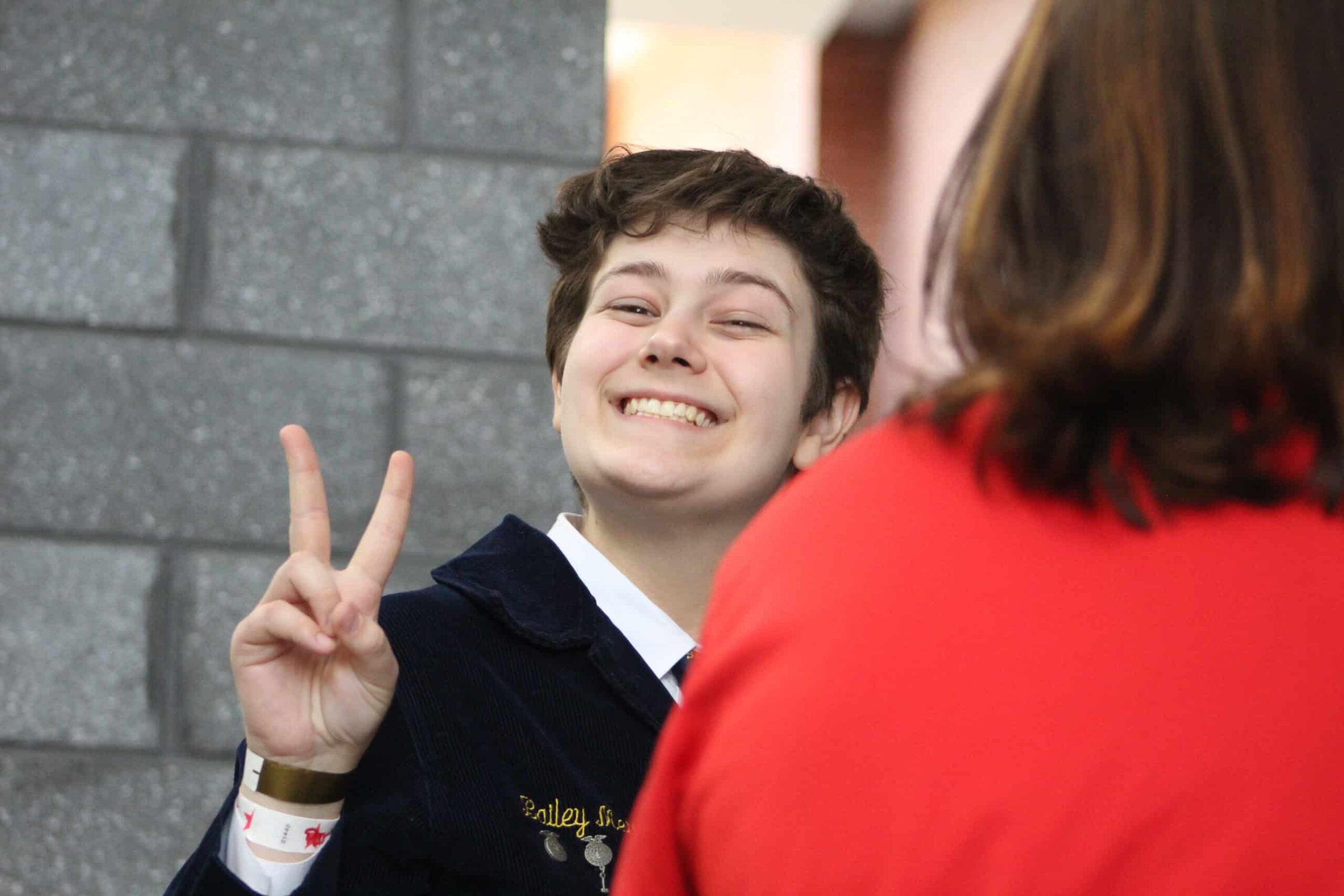 Bailey Myers, federation president, excited to compete in parliamentary procedure.