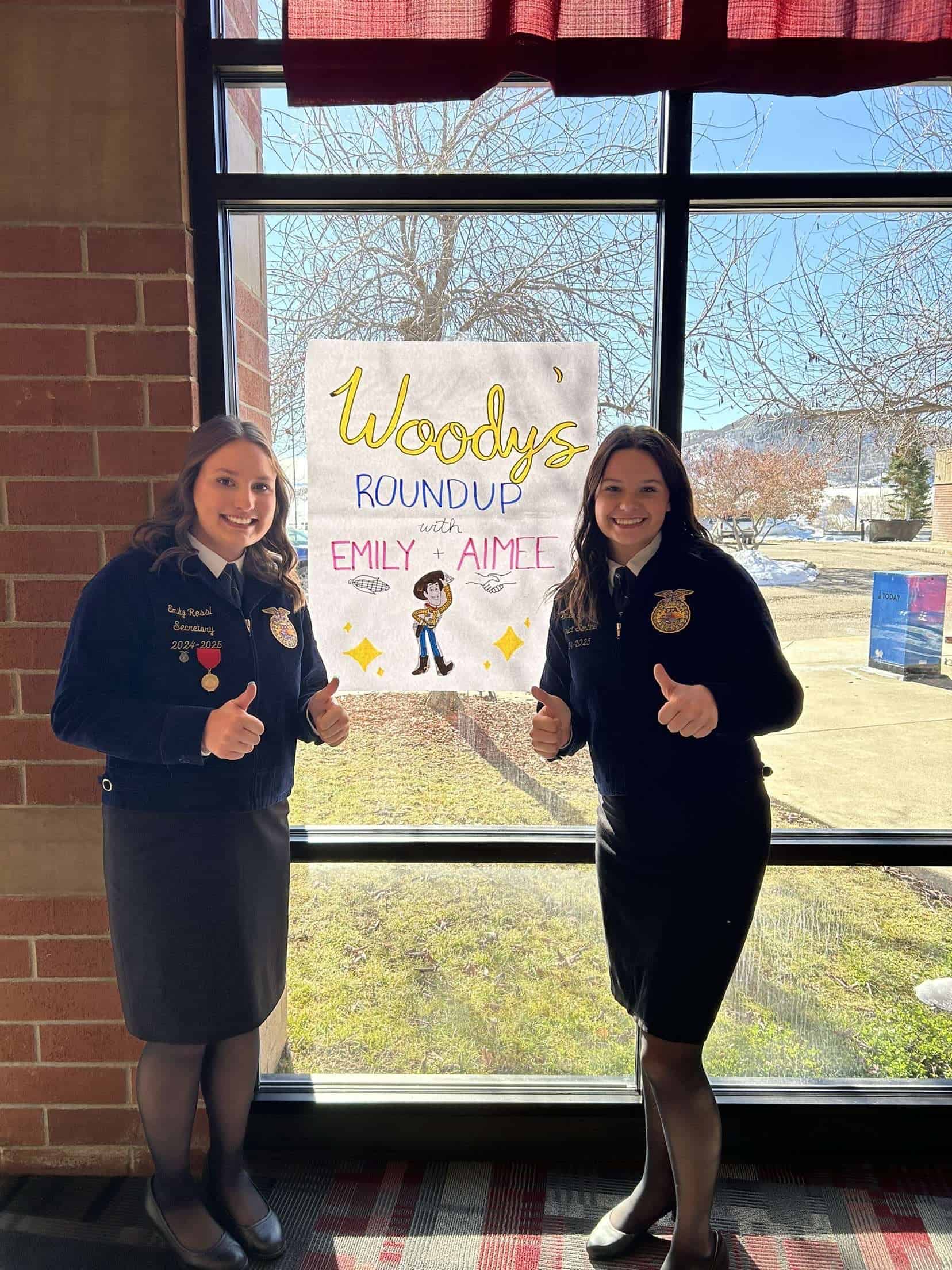 Aimee Shults and her teammate, Emily Rossi, lead a workshop at their annual District Leadership Conference.