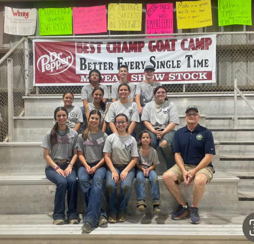 William (Billy) Haltom’s role with the Muscogee (Creek) Nation Agriculture Youth Program includes supporting youth livestock exhibitors. Photo courtesy of Billy Haltom.