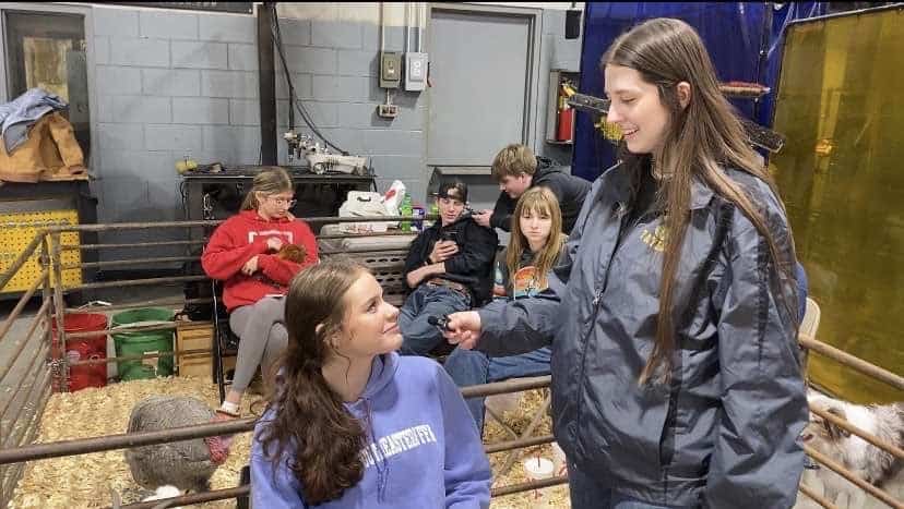 Taylor interviews FFA members.