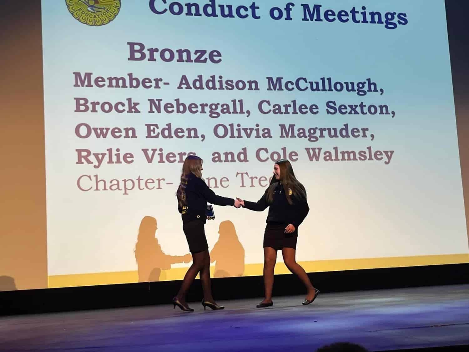 DeWitt Central FFA Member Finds Success in Chapter Website Competition
