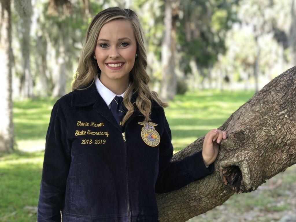 Elanie Mason put her skills gained in FFA to use as the National Watermelon Queen. 