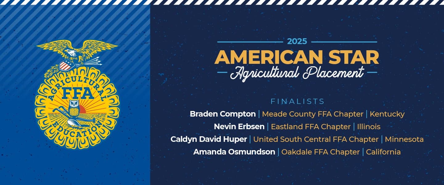 Meet the Finalists: 2025 American Star in Agricultural Placement