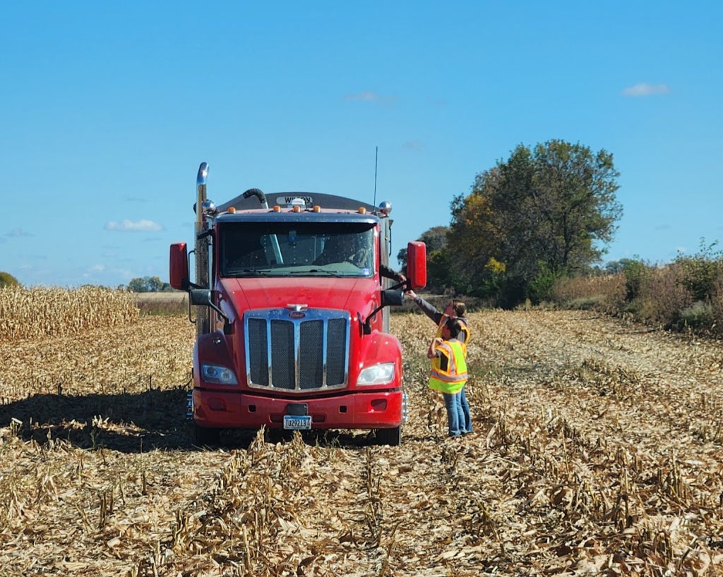 Members visit every member of each farming operation they visit to hand out goodie bags, bottles of water and extend a huge “thank you” from the chapter for everything they do. 