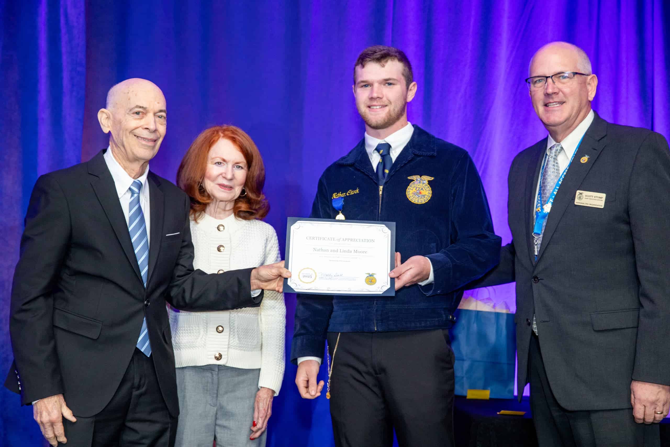 Longtime FFA Supporters Nathan and Linda Moore Give Back “Because It Makes a Difference”