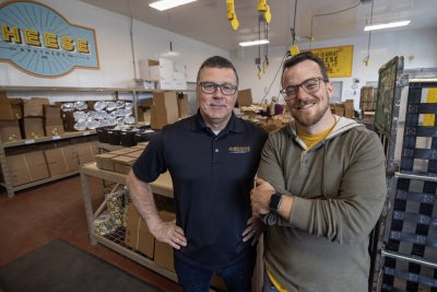 Eric and Gene, owners of Cheese Brothers.