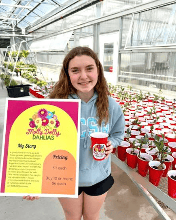Molly Mose Cultivates Success Through a Dahlia Venture