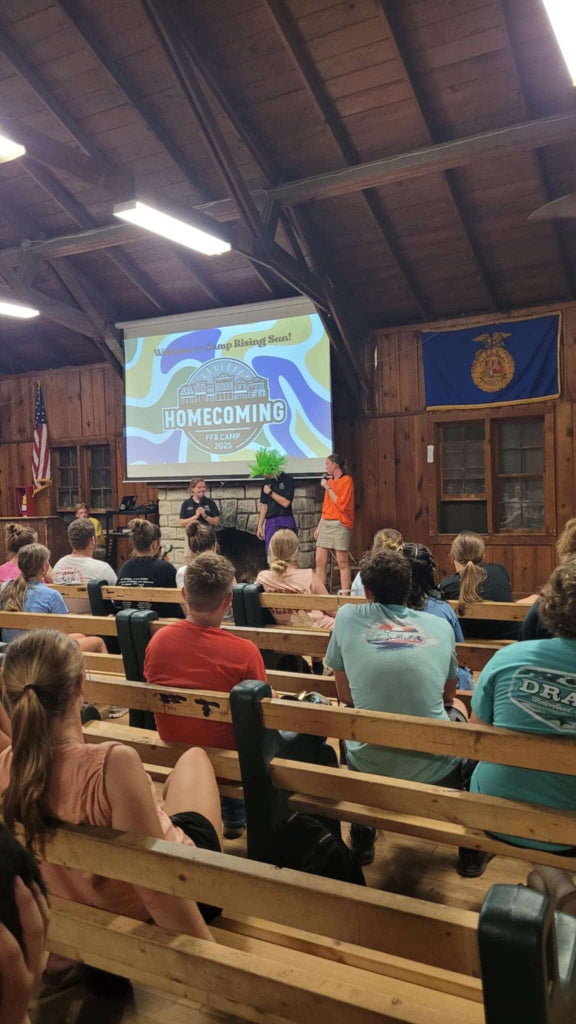Members listened to leadership sessions that were run by state officers.