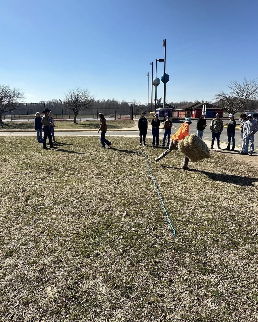 Spotsylvania FFA members participate in Ag Olympics.