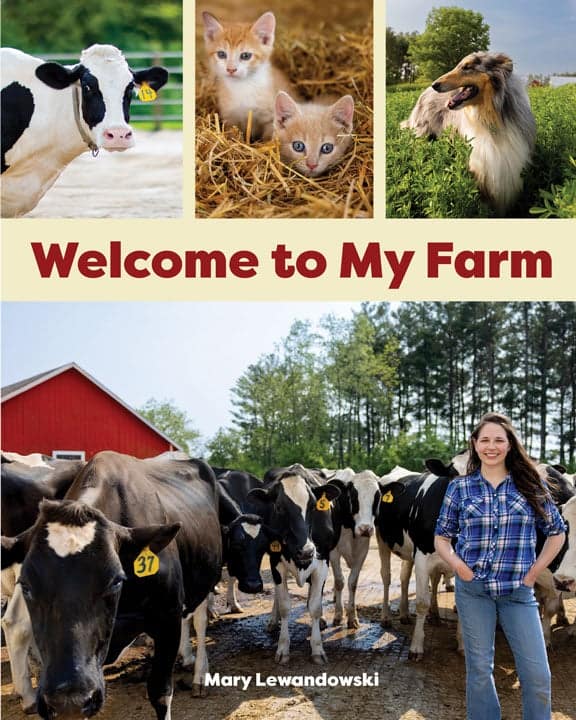 "Welcome to My Farm" book cover.