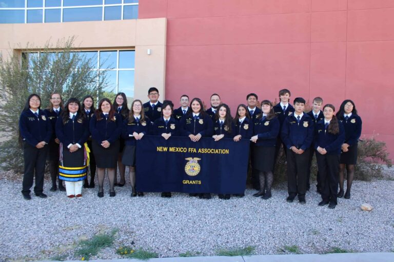 The Grants FFA chapter members.